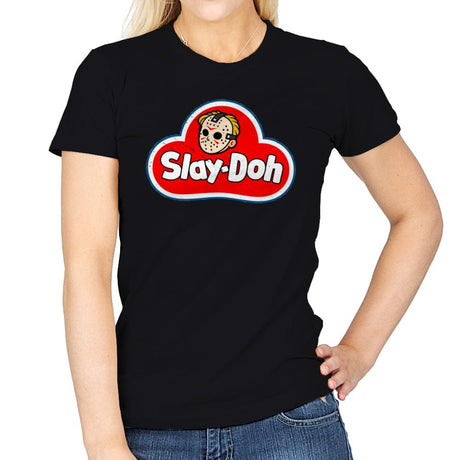 Slay-doh - Womens T-Shirts RIPT Apparel Small / Black