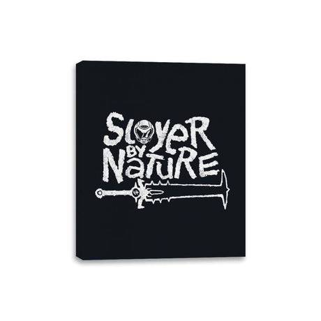 Slayer by Nature - Canvas Wraps Canvas Wraps RIPT Apparel 8x10 / Black