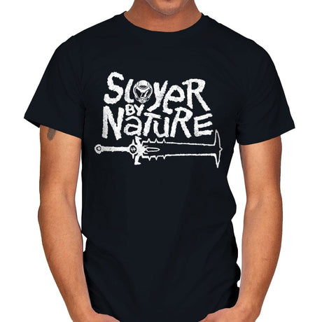 Slayer by Nature - Mens T-Shirts RIPT Apparel Small / Black