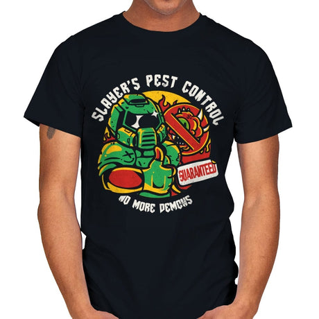 Slayer's Pest Control - Mens T-Shirts RIPT Apparel Small / Black