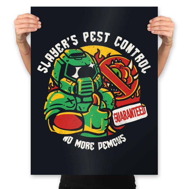 Slayer's Pest Control - Prints Posters RIPT Apparel 18x24 / Black