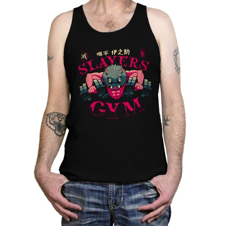 Slayers Gym - Inosuke - Tanktop Tanktop RIPT Apparel X-Small / Black