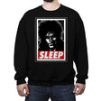 Sleep - Crew Neck Sweatshirt Crew Neck Sweatshirt RIPT Apparel Small / Black