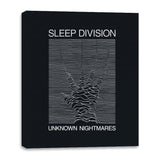 Sleep Division - Canvas Wraps Canvas Wraps RIPT Apparel 16x20 / Black