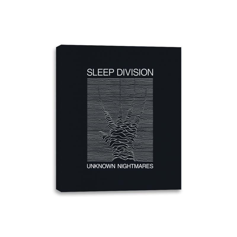 Sleep Division - Canvas Wraps Canvas Wraps RIPT Apparel 8x10 / Black