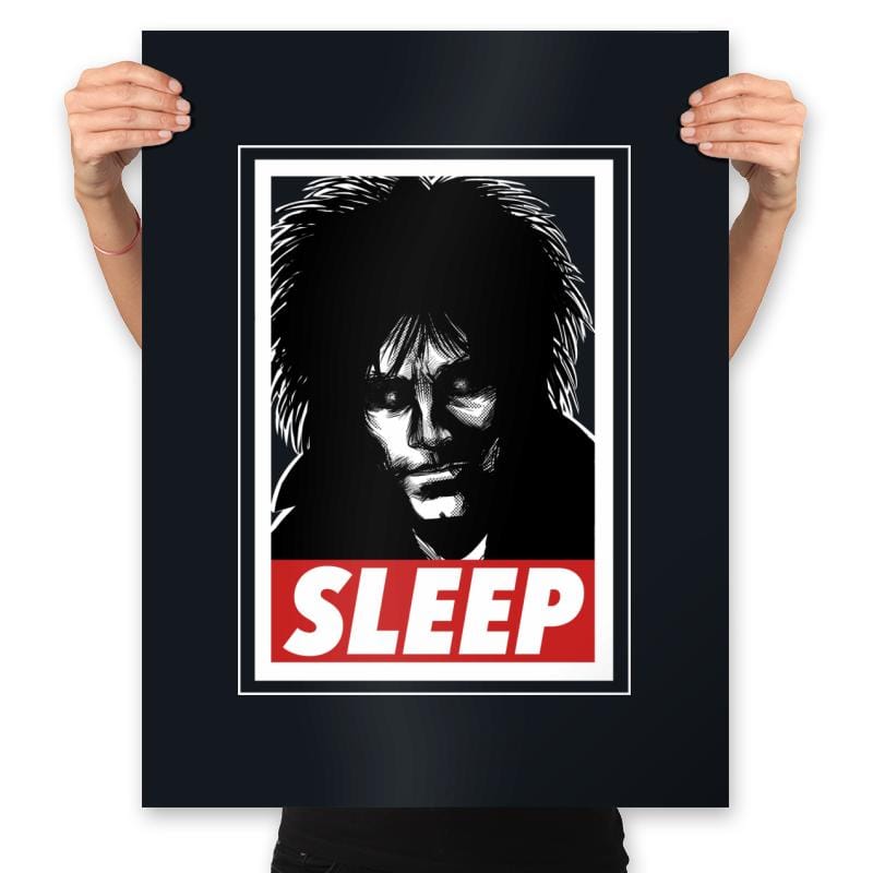 Sleep - Prints Posters RIPT Apparel 18x24 / Black