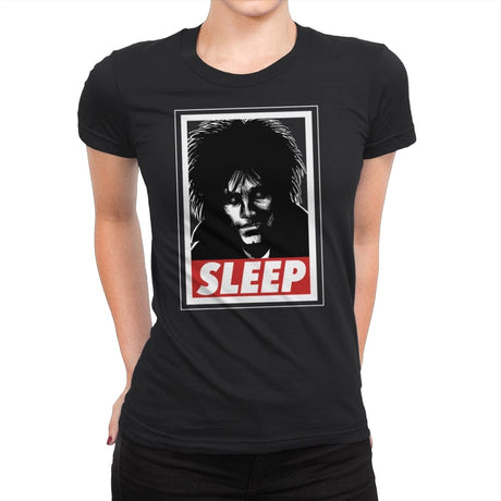 Sleep - Womens Premium T-Shirts RIPT Apparel Small / Black