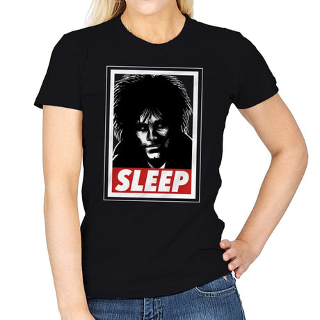 Sleep - Womens T-Shirts RIPT Apparel Small / Black