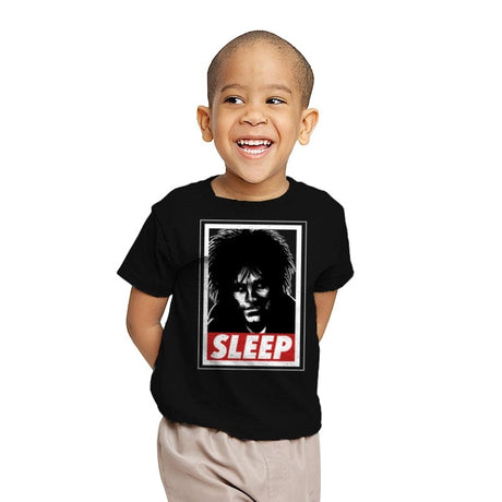 Sleep - Youth T-Shirts RIPT Apparel X-small / Black