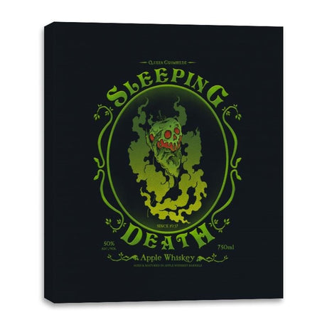 Sleeping Death Whiskey - Canvas Wraps Canvas Wraps RIPT Apparel