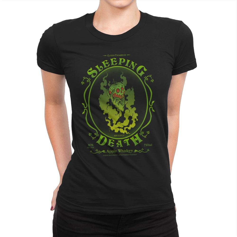 Sleeping Death Whiskey - Womens Premium T-Shirts RIPT Apparel