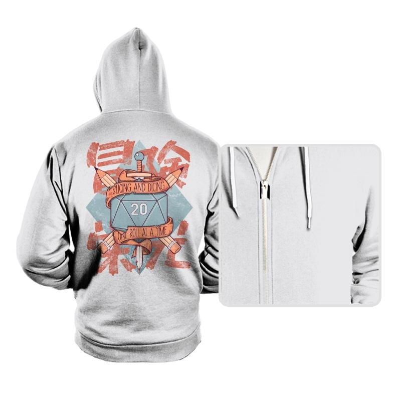 Slicing and Dicing - Hoodies Hoodies RIPT Apparel Small / White