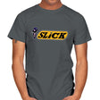 Slick Writer - Mens T-Shirts RIPT Apparel Small / Charcoal
