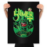 Slime Bringer - Prints Posters RIPT Apparel 18x24 / Black