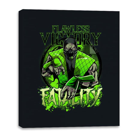 Slime Fatality - Canvas Wraps Canvas Wraps RIPT Apparel 16x20 / Black