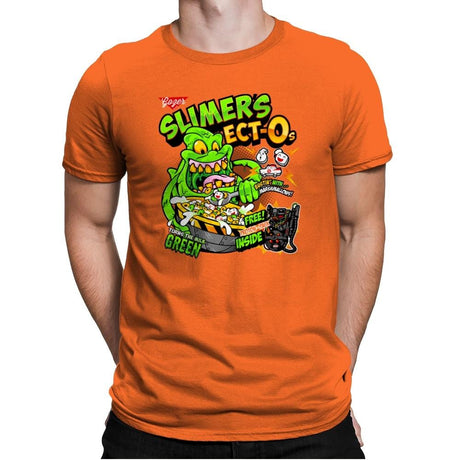Slimer's Ect-O's Exclusive - Mens Premium T-Shirts RIPT Apparel Small / Classic Orange