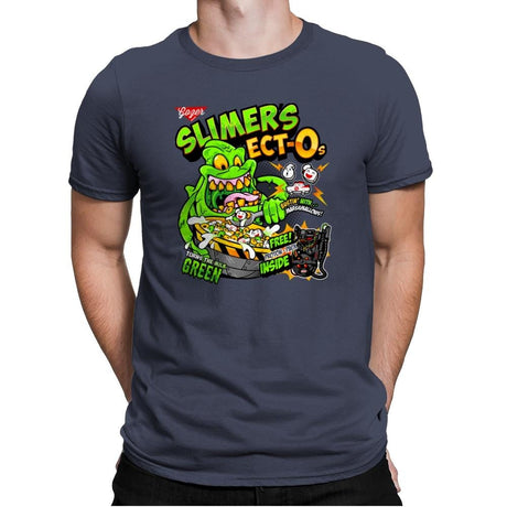 Slimer's Ect-O's Exclusive - Mens Premium T-Shirts RIPT Apparel Small / Indigo