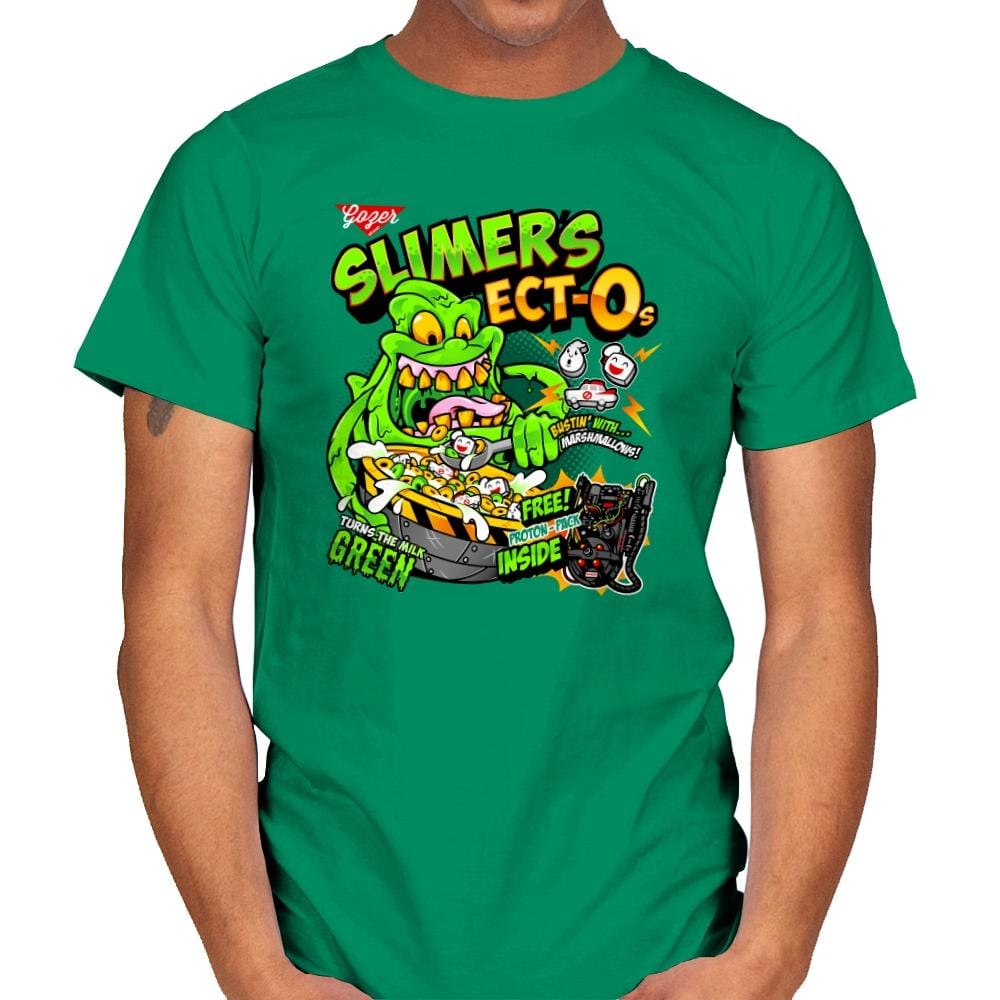 Slimer's Ect-O's Exclusive - Mens T-Shirts RIPT Apparel Small / Kelly Green
