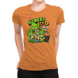 Slimer's Ect-O's Exclusive - Womens Premium T-Shirts RIPT Apparel Small / Classic Orange