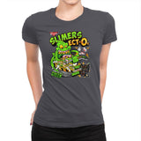 Slimer's Ect-O's Exclusive - Womens Premium T-Shirts RIPT Apparel Small / Heavy Metal