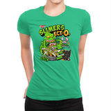 Slimer's Ect-O's Exclusive - Womens Premium T-Shirts RIPT Apparel Small / Kelly Green