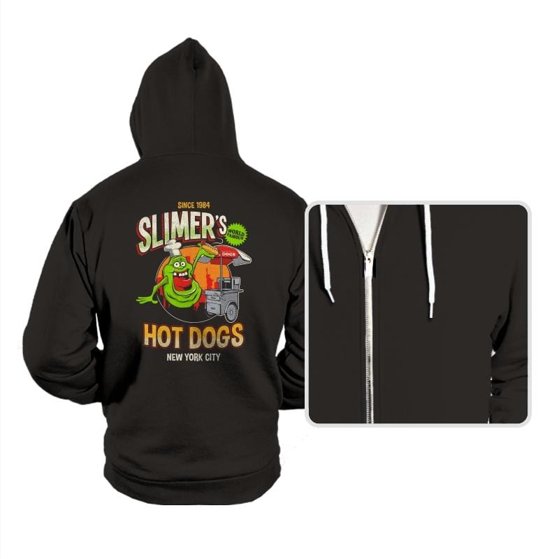 Slimer's Hot Dogs - Hoodies Hoodies RIPT Apparel Small / Black