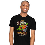 Slimer's Hot Dogs - Mens T-Shirts RIPT Apparel Small / Black