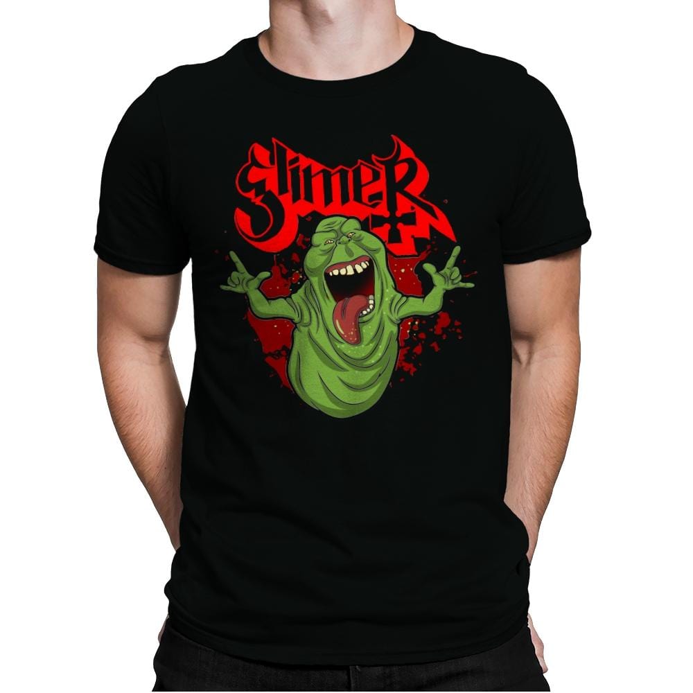 Slimy Ghost - Mens Premium T-Shirts RIPT Apparel Small / Black