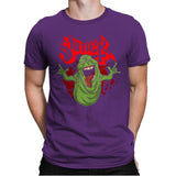 Slimy Ghost - Mens Premium T-Shirts RIPT Apparel Small / Purple Rush