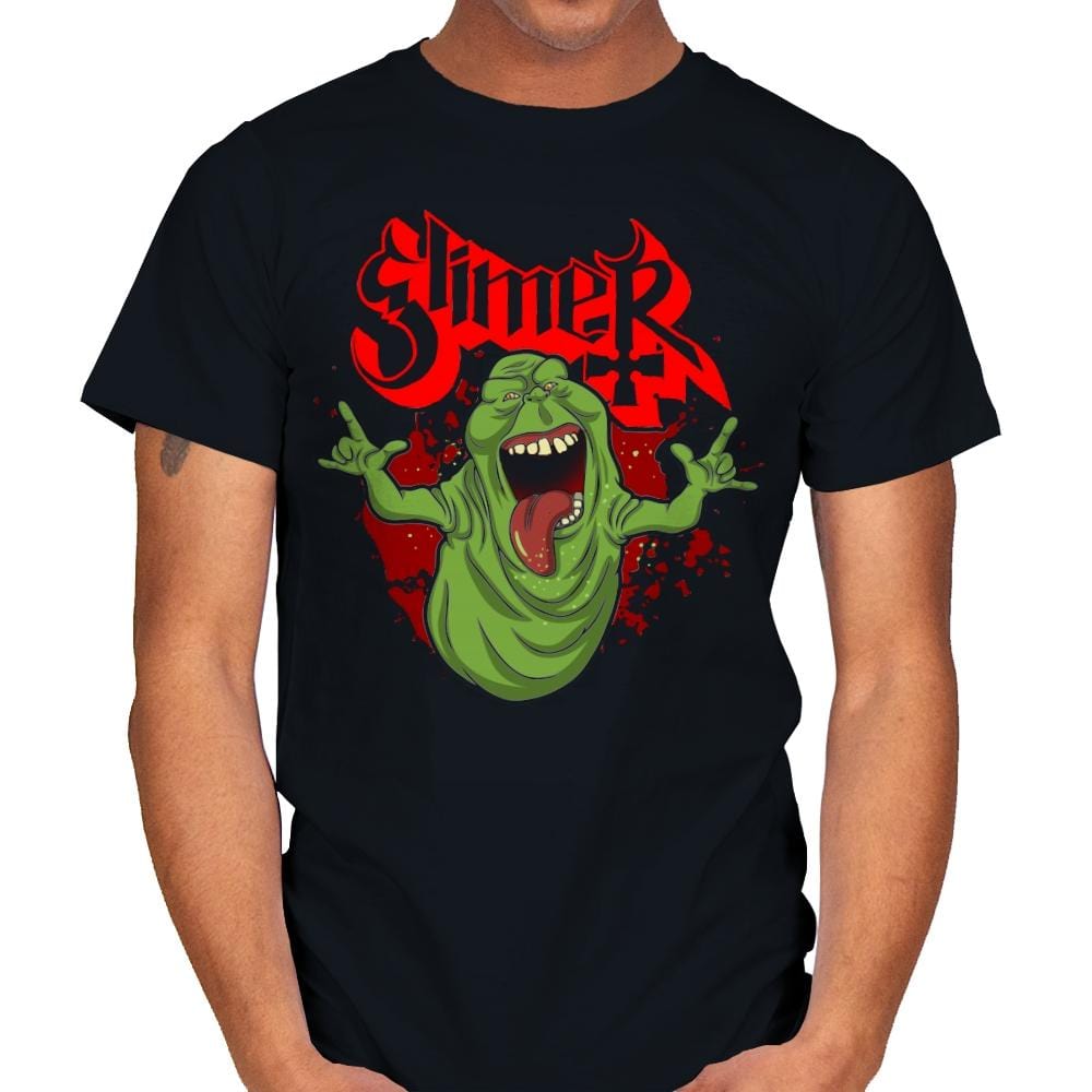 Slimy Ghost - Mens T-Shirts RIPT Apparel Small / Black