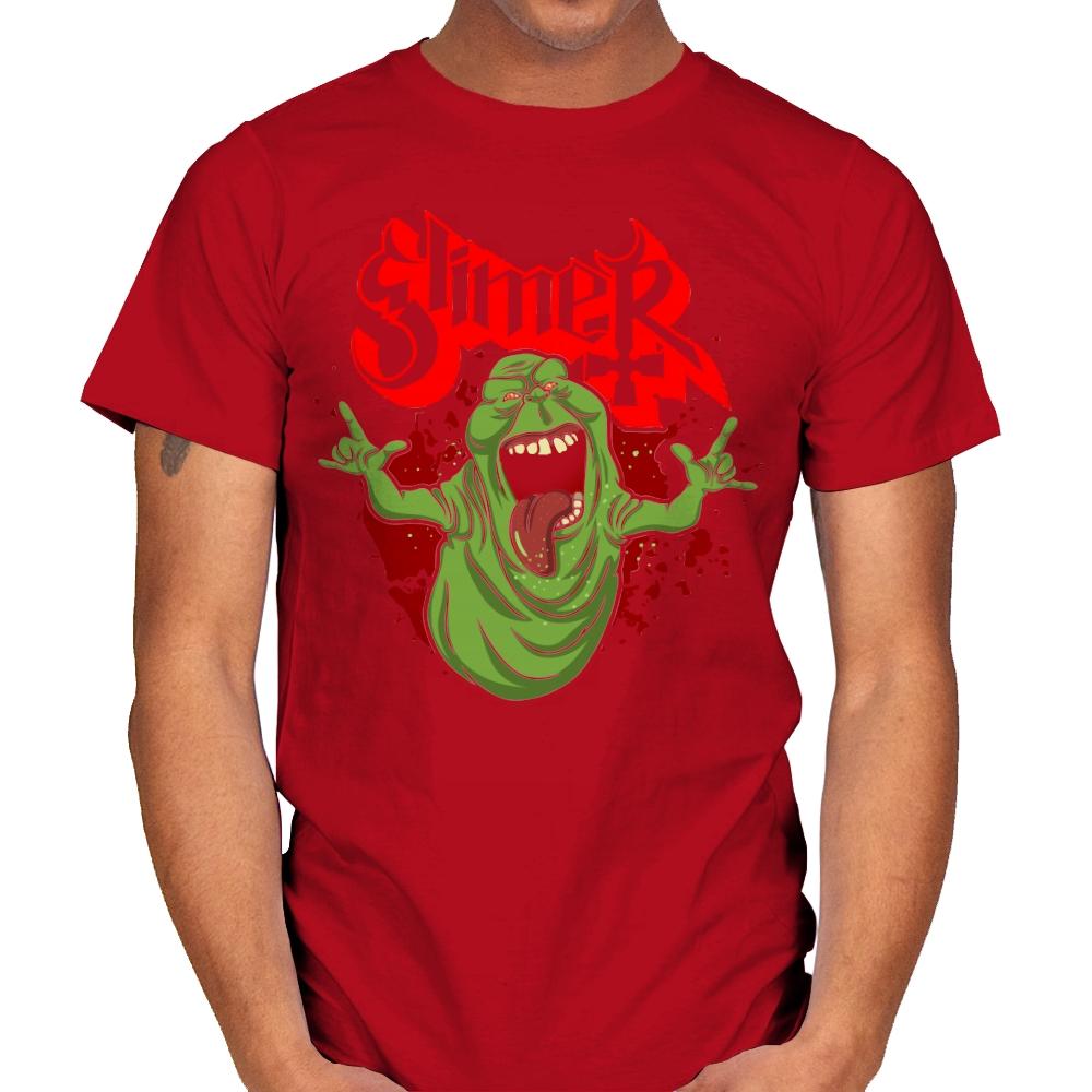 Slimy Ghost - Mens T-Shirts RIPT Apparel Small / Red