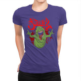Slimy Ghost - Womens Premium T-Shirts RIPT Apparel Small / Purple Rush