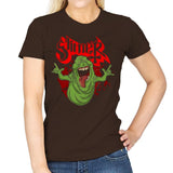 Slimy Ghost - Womens T-Shirts RIPT Apparel Small / Dark Chocolate