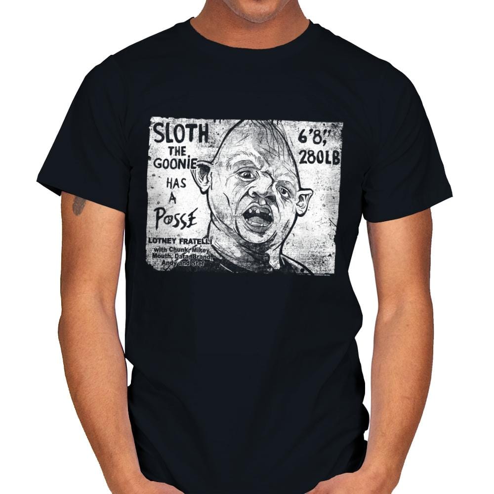 Sloth Posse - Mens T-Shirts RIPT Apparel Small / Black