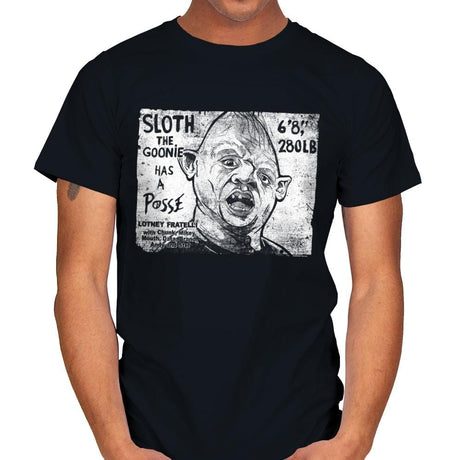 Sloth Posse - Mens T-Shirts RIPT Apparel Small / Black