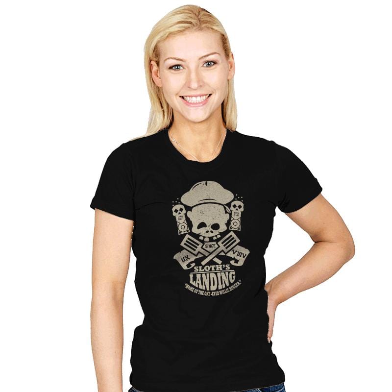 Sloth's Landing - Womens T-Shirts RIPT Apparel