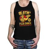 Sloth's Pizza Shack - Tanktop Tanktop RIPT Apparel X-Small / Black