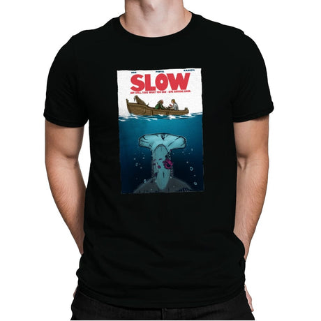 Slow - Mens Premium T-Shirts RIPT Apparel Small / Black