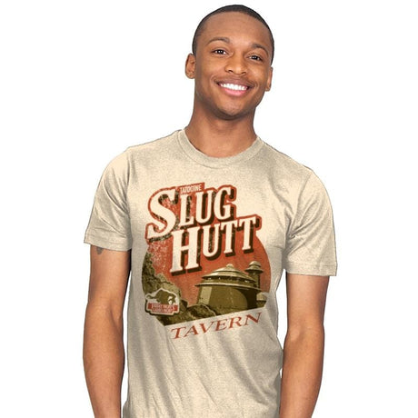 Slugg Hutt - Mens T-Shirts RIPT Apparel Small / Natural