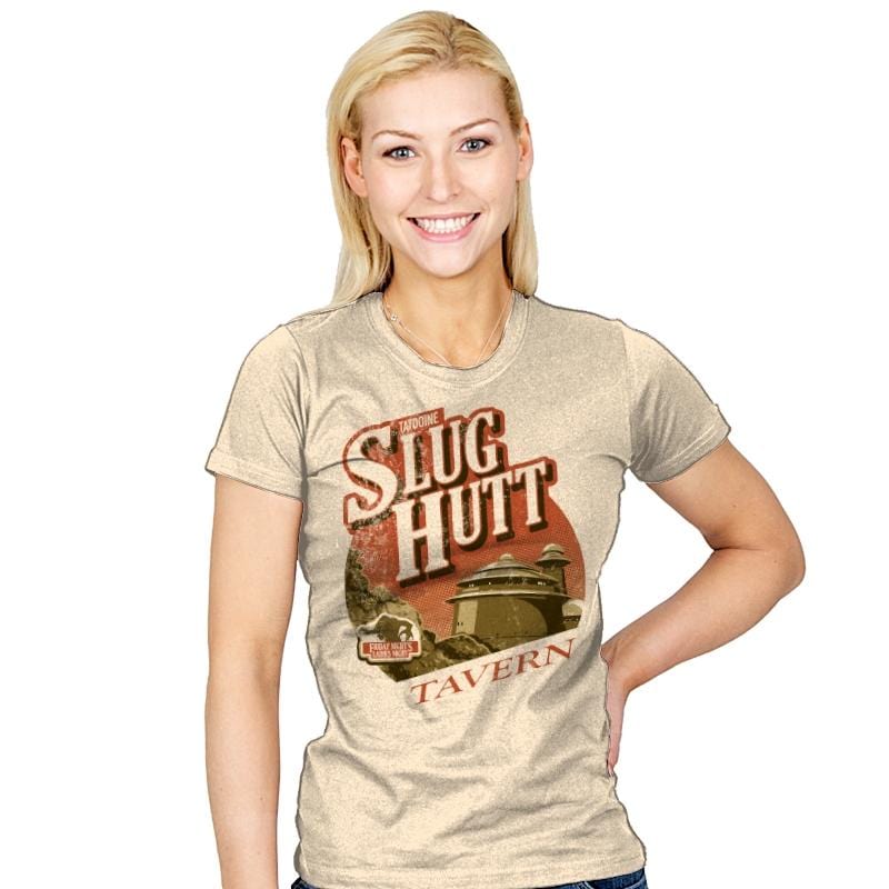 Slugg Hutt - Womens T-Shirts RIPT Apparel Small / Natural
