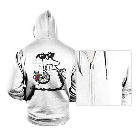 Slurm Thrower - Hoodies Hoodies RIPT Apparel Small / White