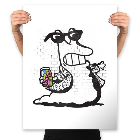Slurm Thrower - Prints Posters RIPT Apparel 18x24 / White