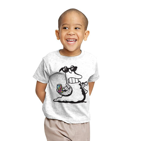 Slurm Thrower - Youth T-Shirts RIPT Apparel X-small / White