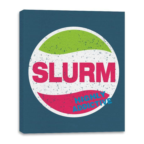 Slurmy - Canvas Wraps Canvas Wraps RIPT Apparel 16x20 / Indigo