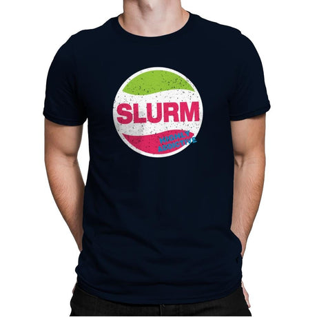 Slurmy - Mens Premium T-Shirts RIPT Apparel Small / Midnight Navy