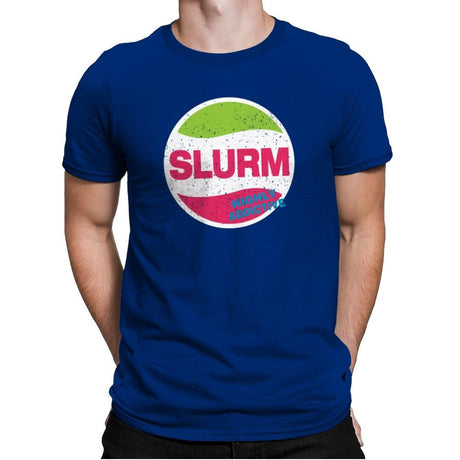 Slurmy - Mens Premium T-Shirts RIPT Apparel Small / Royal