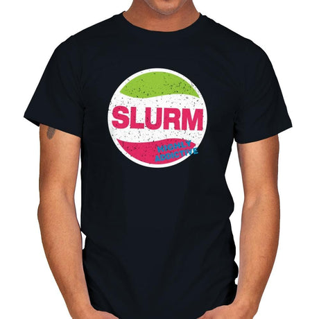 Slurmy - Mens T-Shirts RIPT Apparel Small / Black
