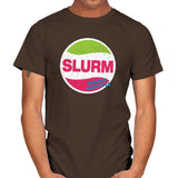 Slurmy - Mens T-Shirts RIPT Apparel Small / Dark Chocolate