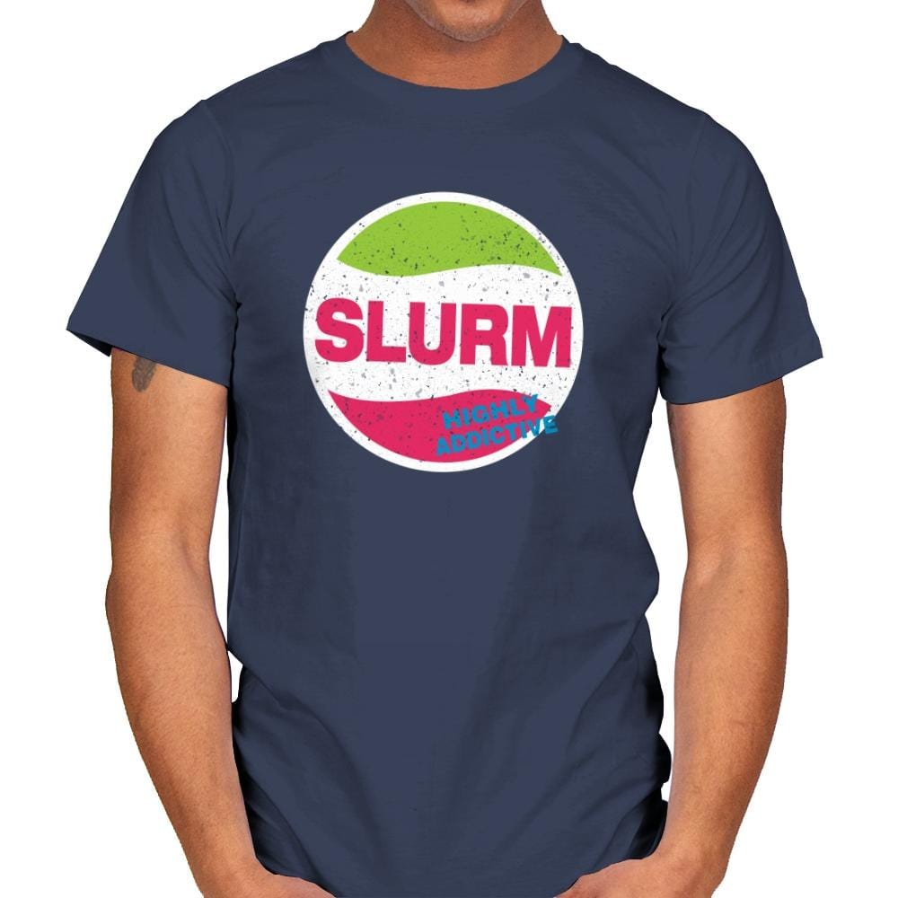 Slurmy - Mens T-Shirts RIPT Apparel Small / Navy