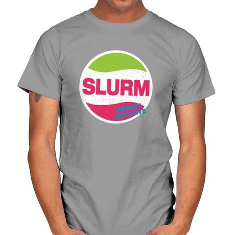Slurmy - Mens T-Shirts RIPT Apparel Small / Sport Grey